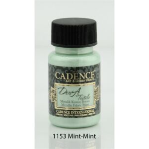 Cadence Dora Metalik Kumaş Boyası 1153 Mint 50ml