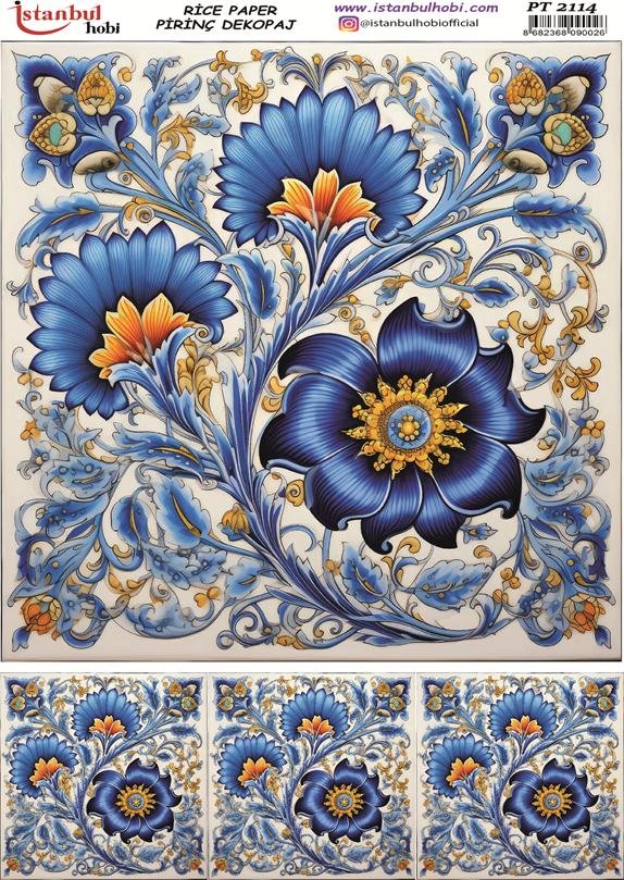 Pirinç Dekopaj Kağıdı 30x42cm PT-2114