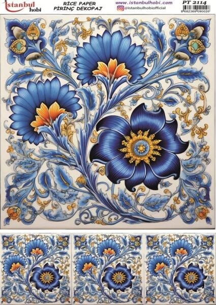 Pirinç Dekopaj Kağıdı 30x42cm PT-2114