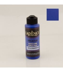 Cadence Akrilik Boya 0253 Ultra Marine Mavi Ahşap Boyası 120ML