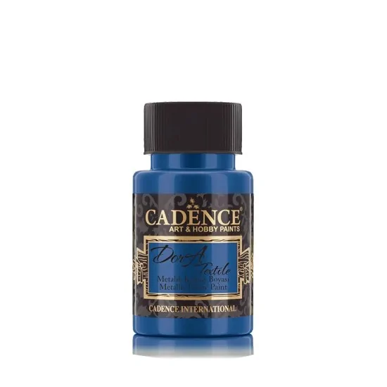 Cadence Dora Metalik Kumaş Boyası 1154 Sax Mavi 50ml