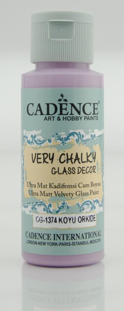 Cadence Very Chalky Glass CG-1374 Koyu Orkide