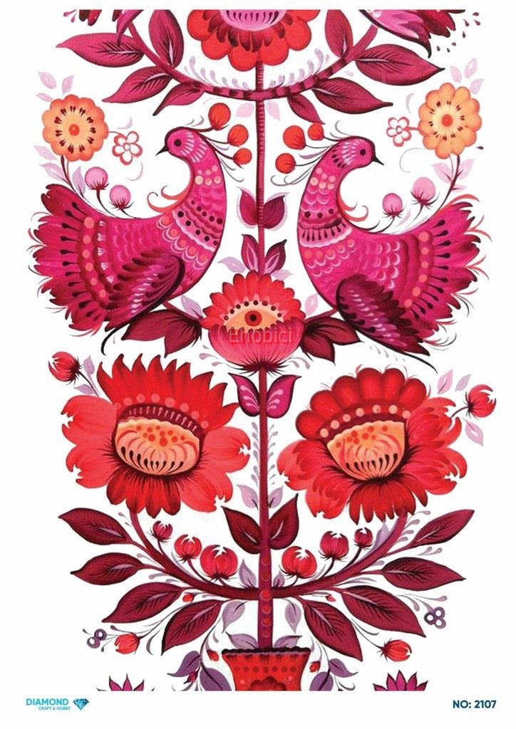 Diamond Pirinç Dekopaj Kağıdı - 2107