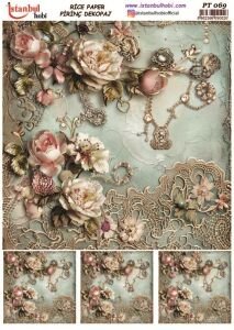 Pirinç Dekopaj Kağıdı 30x42cm PT-069
