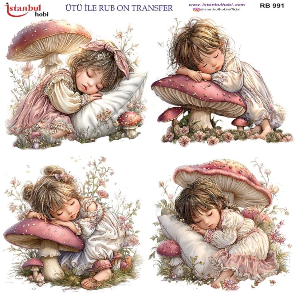 Ütü ile Rub On Transfer Kağıdı 30x30cm RB-991