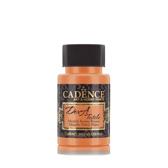 Cadence Dora Metalik Kumaş Boyası 1156 Turuncu 50ml