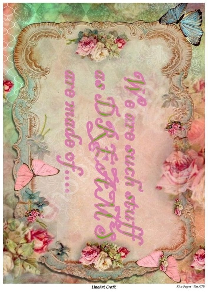 Model 075 - Pirinç Dekopaj Lineart Craft