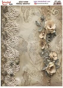 Pirinç Dekopaj Kağıdı 30x42cm PT-061