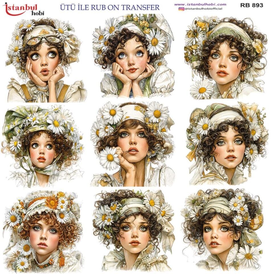 Ütü ile Rub On Transfer Kağıdı 30x30cm RB-893