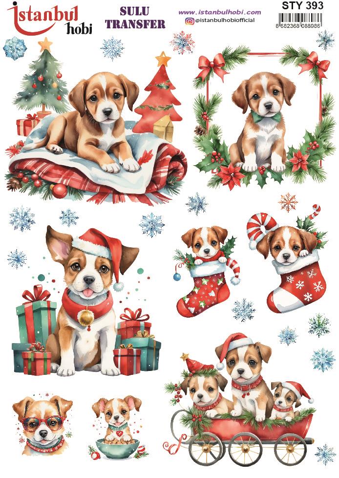 Yılbaşı Sulu Transfer 25x35cm STY393