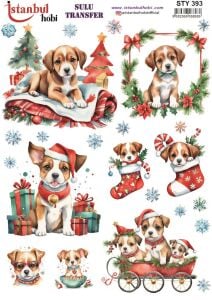 Yılbaşı Sulu Transfer 25x35cm STY393