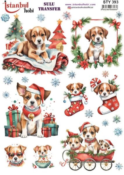 Yılbaşı Sulu Transfer 25x35cm STY393
