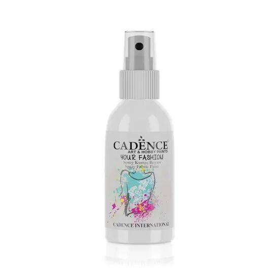 Cadence Your Fashion Sprey Kumaş Boyası 1100 Beyaz 100ml