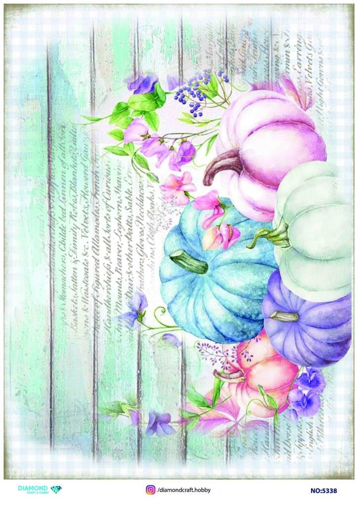 Diamond Pirinç Dekopaj Kağıdı - 5338