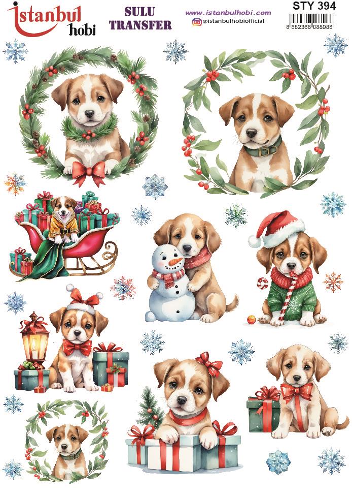 Yılbaşı Sulu Transfer 25x35cm STY394