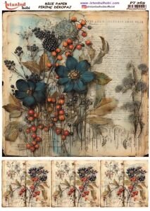 Pirinç Dekopaj Kağıdı 30x42cm PT-269