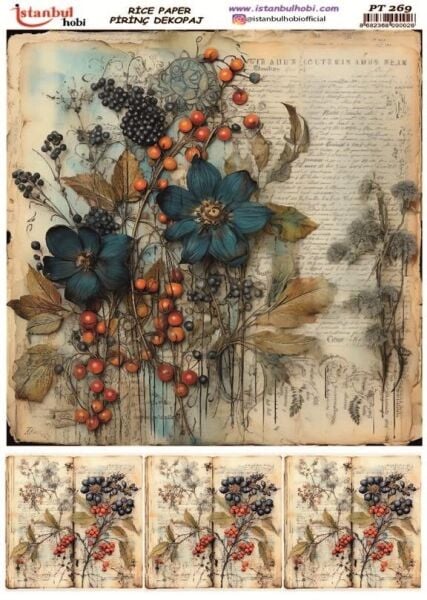 Pirinç Dekopaj Kağıdı 30x42cm PT-269