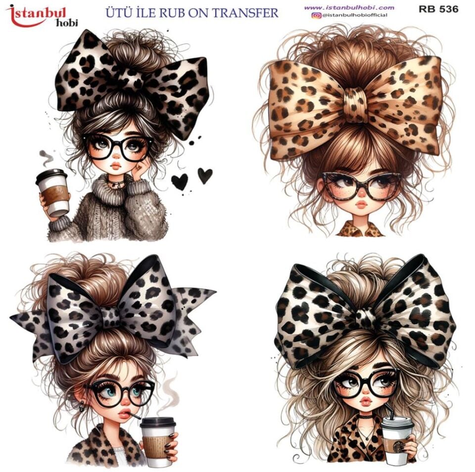 Ütü ile Rub On Transfer Kağıdı 30x30cm RB-536