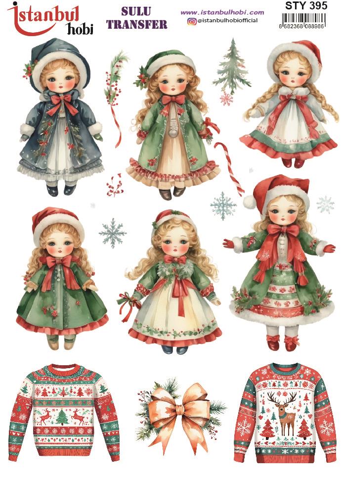 Yılbaşı Sulu Transfer 25x35cm STY395