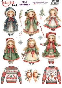 Yılbaşı Sulu Transfer 25x35cm STY395