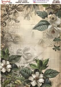 Pirinç Dekopaj Kağıdı 30x42cm PT-571