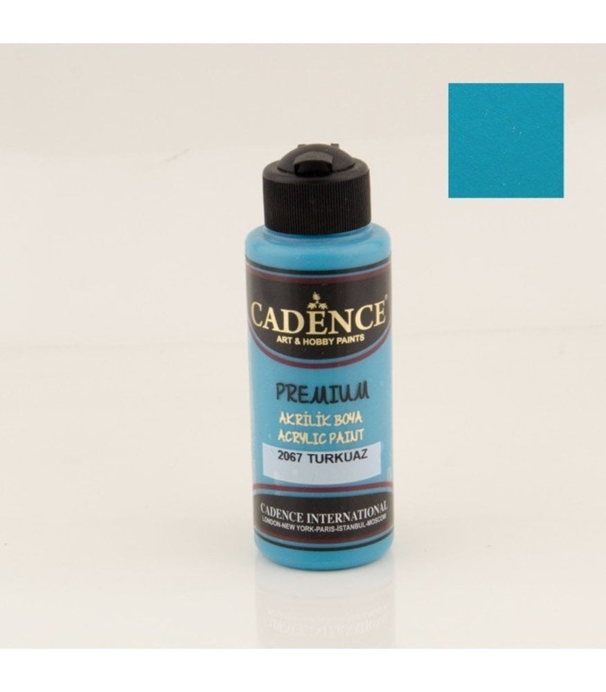 Cadence Akrilik Boya 2067 Turkuaz Ahşap Boyası 120ML