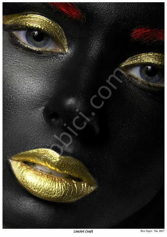 Lineart Pirinç Dekopaj Kağıdı Model - 1817