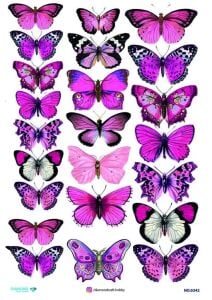 Diamond Pirinç Dekopaj Kağıdı - 5342