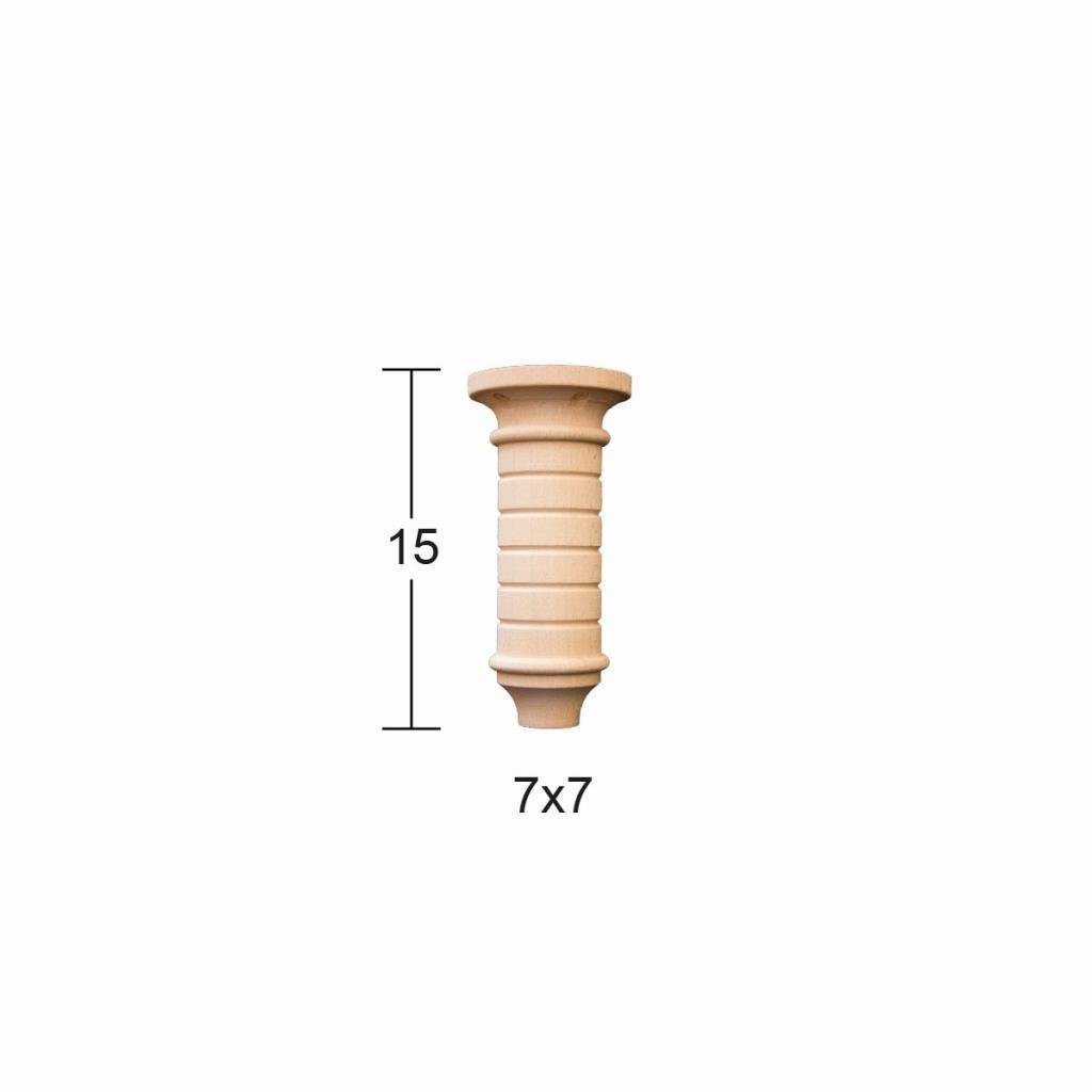 Torna Ayak 15cm Doğal Ağaç FT27