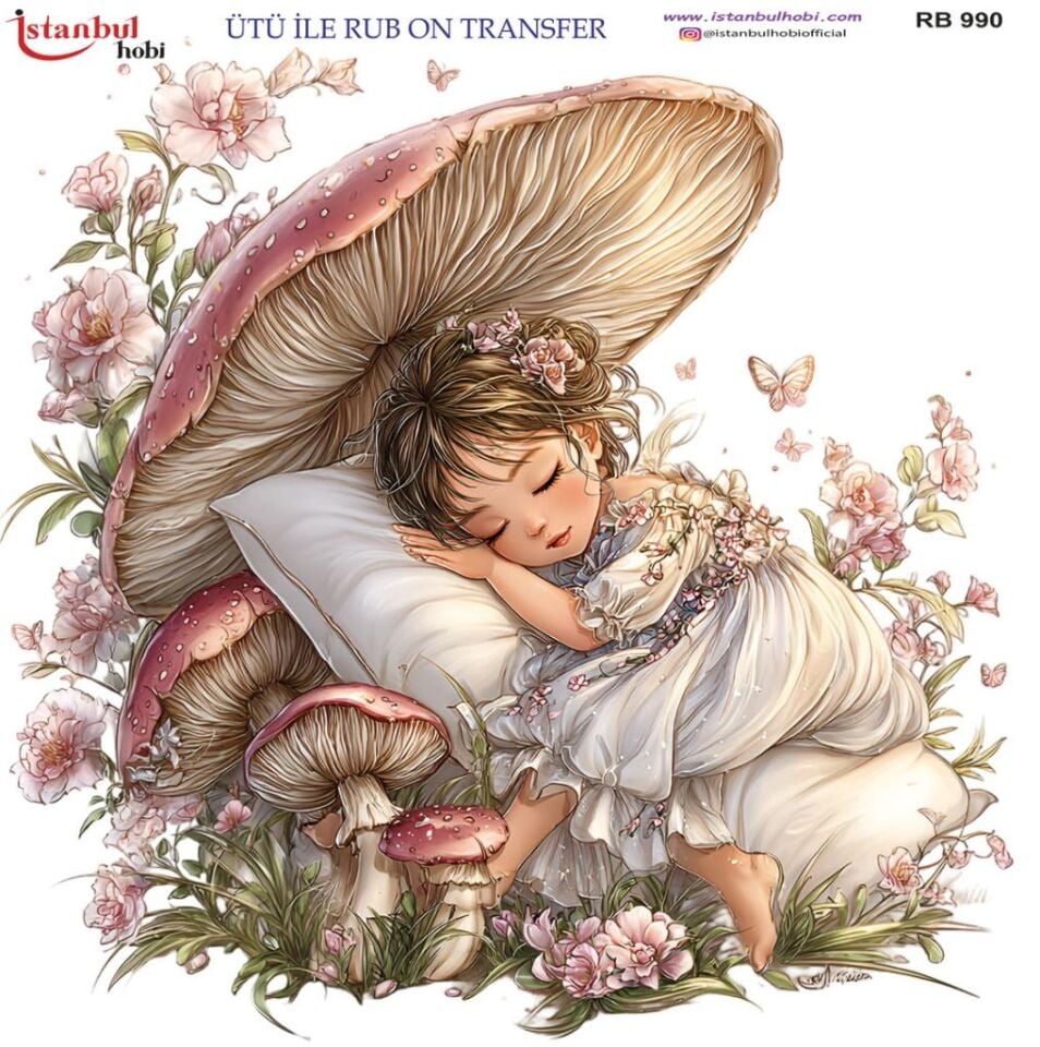 Ütü ile Rub On Transfer Kağıdı 30x30cm RB-990