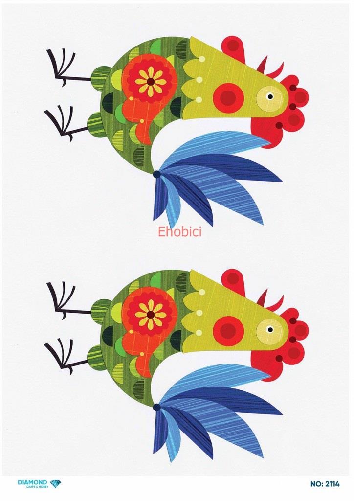 Diamond Pirinç Dekopaj Kağıdı - 2114