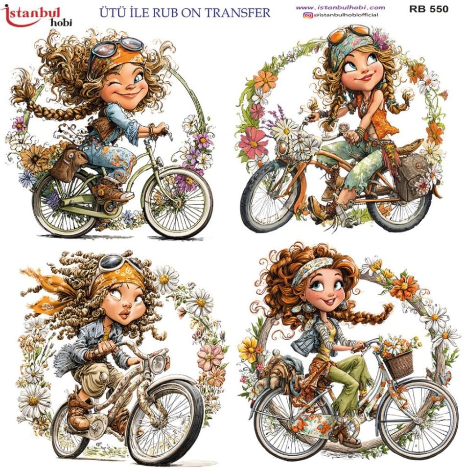 Ütü ile Rub On Transfer Kağıdı 30x30cm RB-550
