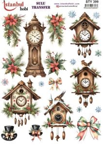 Yılbaşı Sulu Transfer 25x35cm STY399