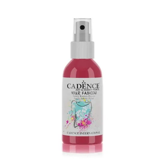 Cadence Your Fashion Sprey Kumaş Boyası 1106 Crimson Kırmızı 100ml