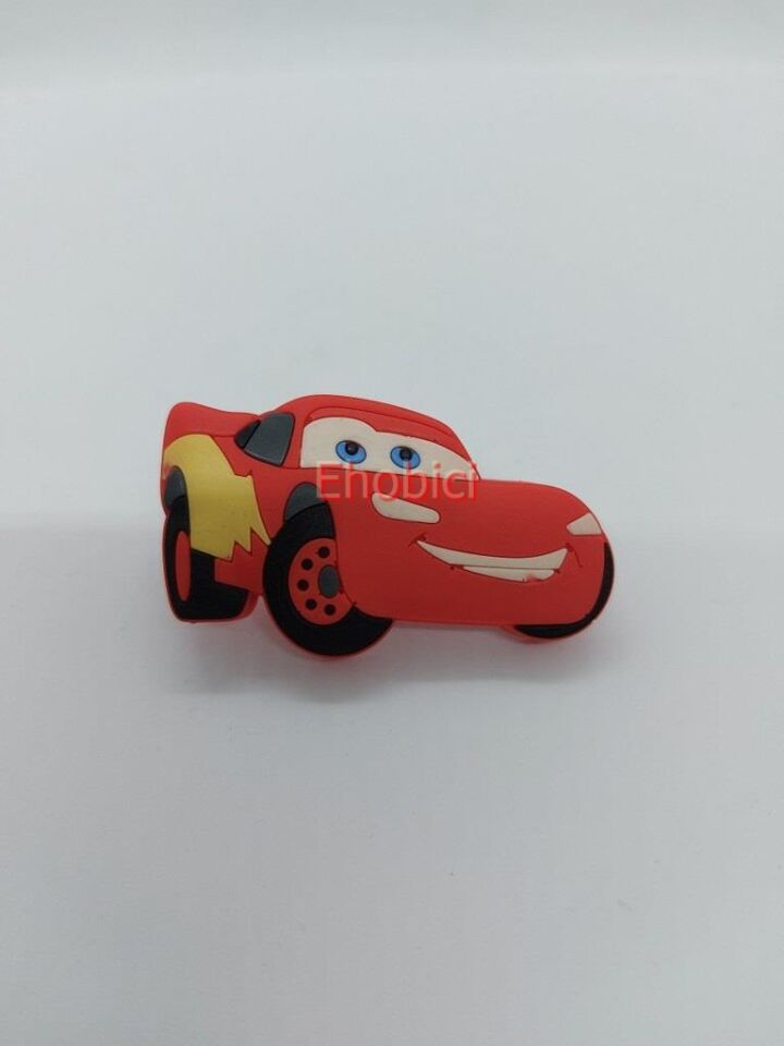 Şimşek Mcqueen Kırmızı Çocuk Odası Mobilya Kulp