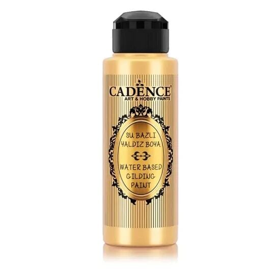 Cadence Su Bazlı Yaldız Boya 111 Antik Ekstra Altın 120ML