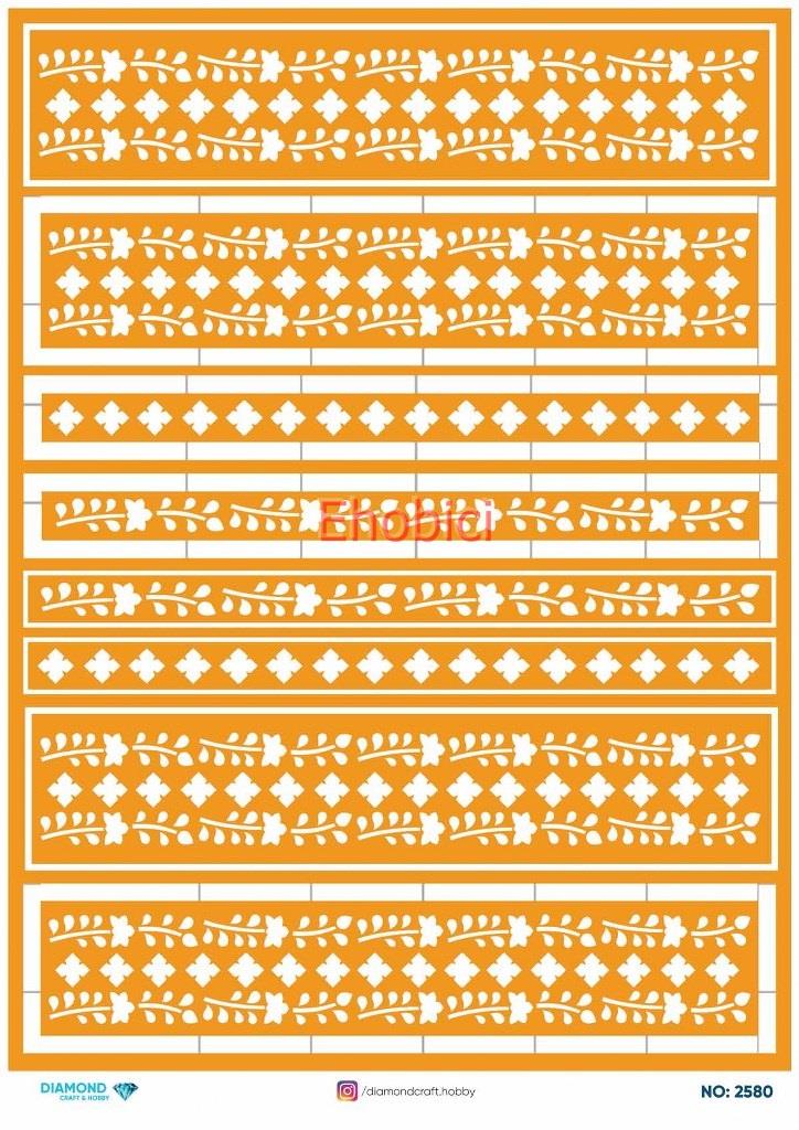 Diamond Pirinç Dekopaj Kağıdı - 2580