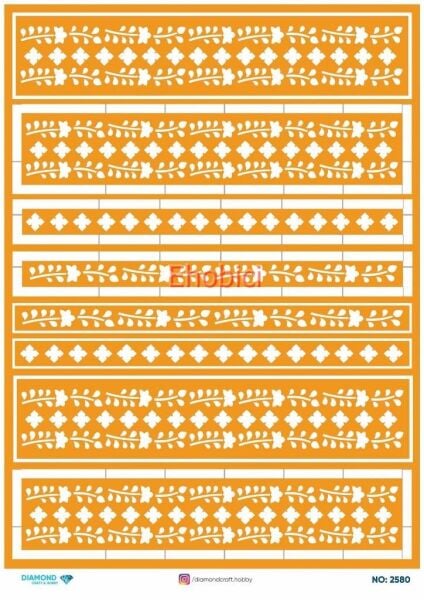 Diamond Pirinç Dekopaj Kağıdı - 2580