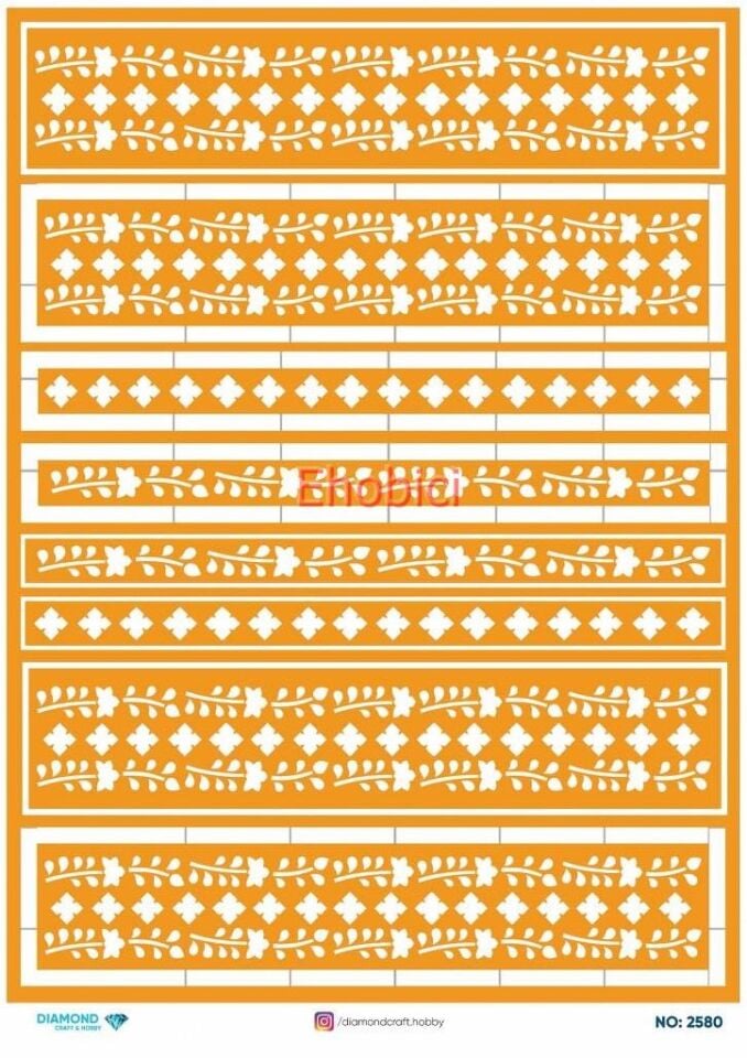 Diamond Pirinç Dekopaj Kağıdı - 2580