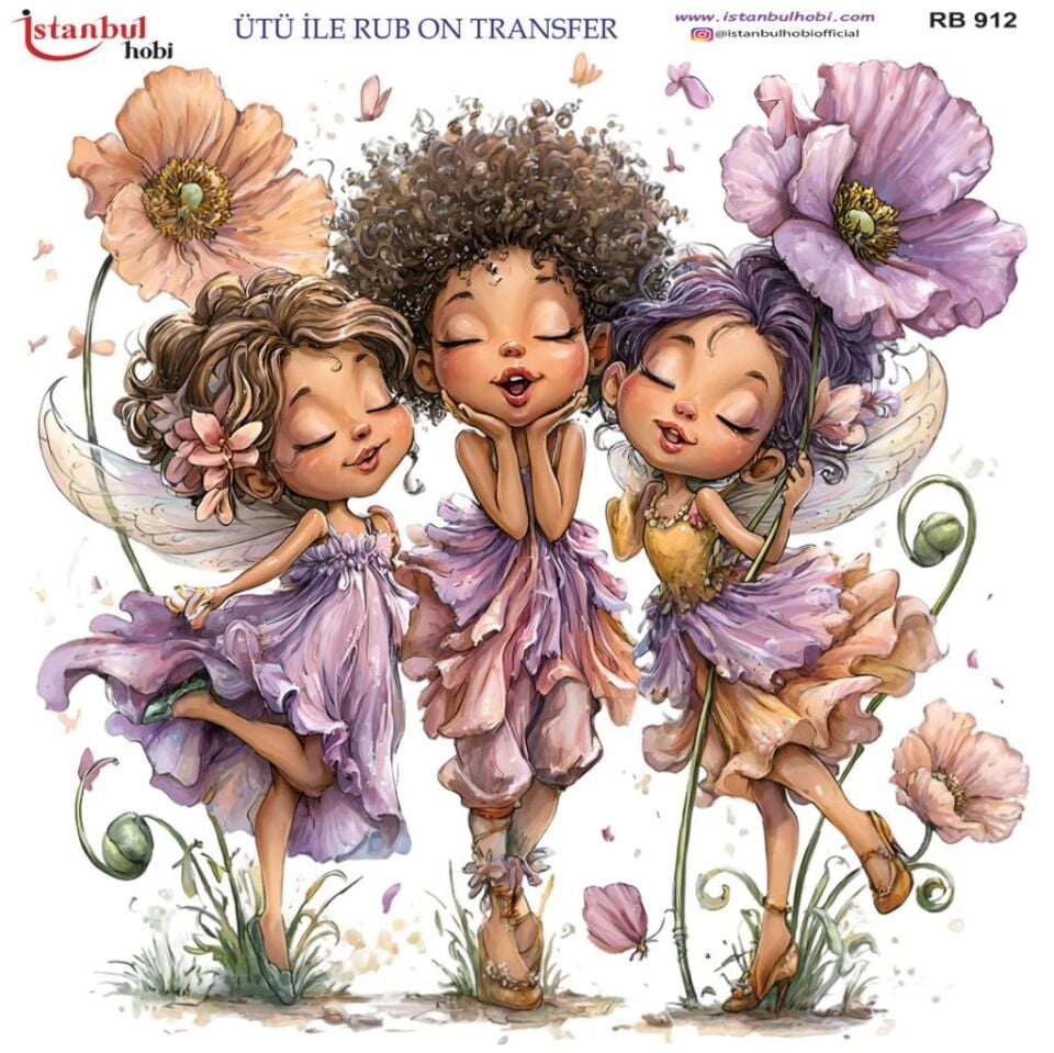 Ütü ile Rub On Transfer Kağıdı 30x30cm RB-912