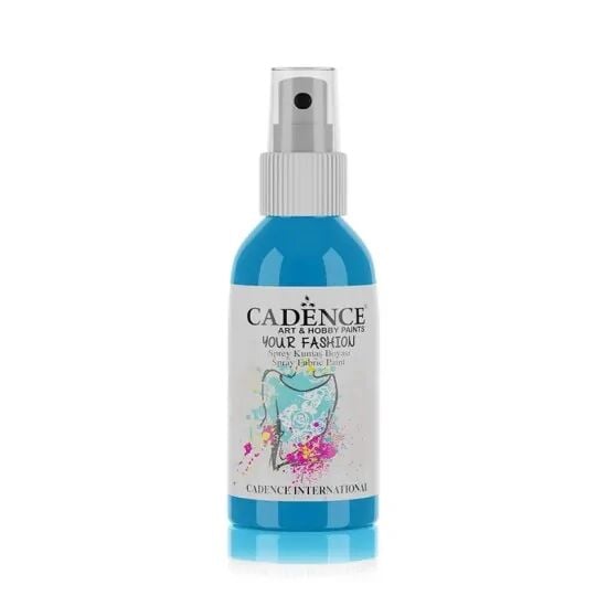 Cadence Your Fashion Sprey Kumaş Boyası 1109 Deniz Mavi 100ml