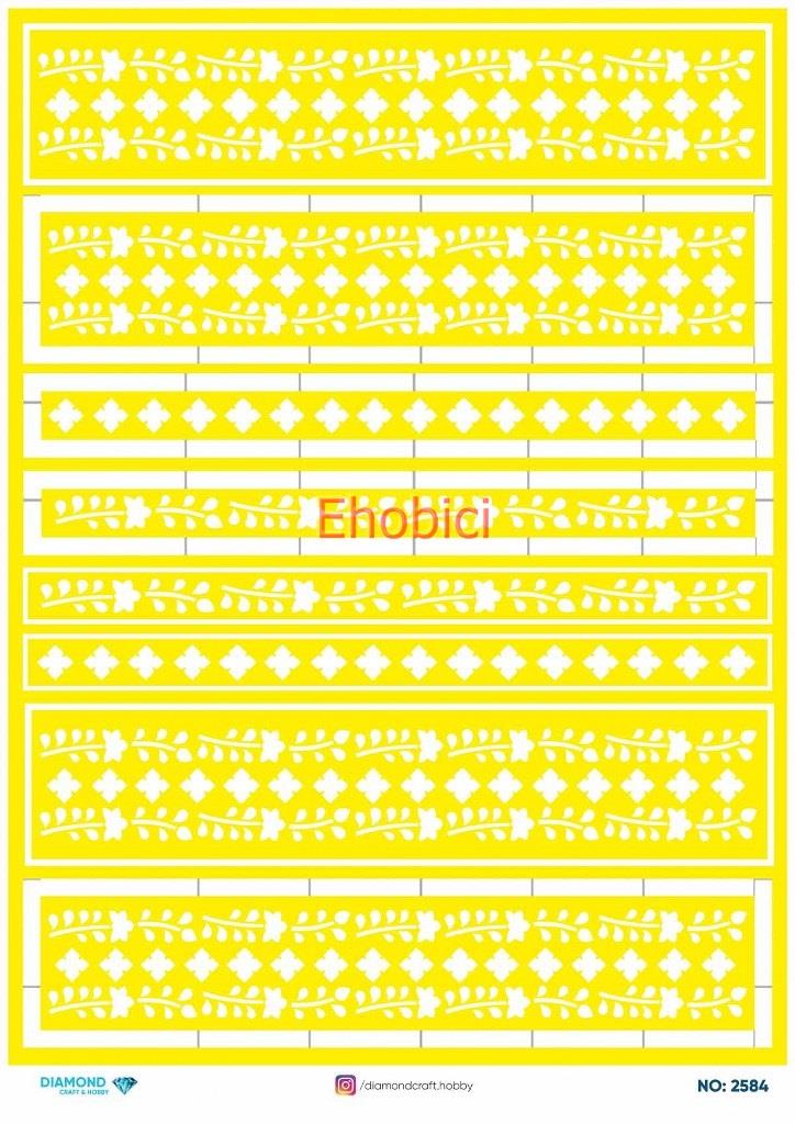 Diamond Pirinç Dekopaj Kağıdı - 2584