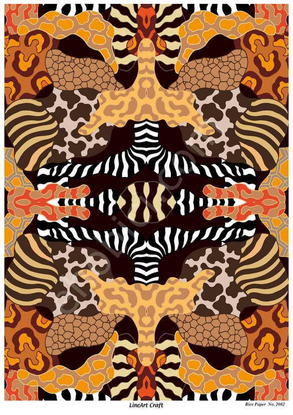 Lineart Pirinç Dekopaj Kağıdı Model - 2082