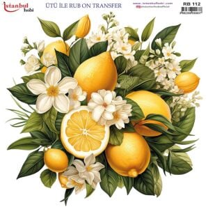 Ütü ile Rub On Transfer Kağıdı 30x30cm RB-112