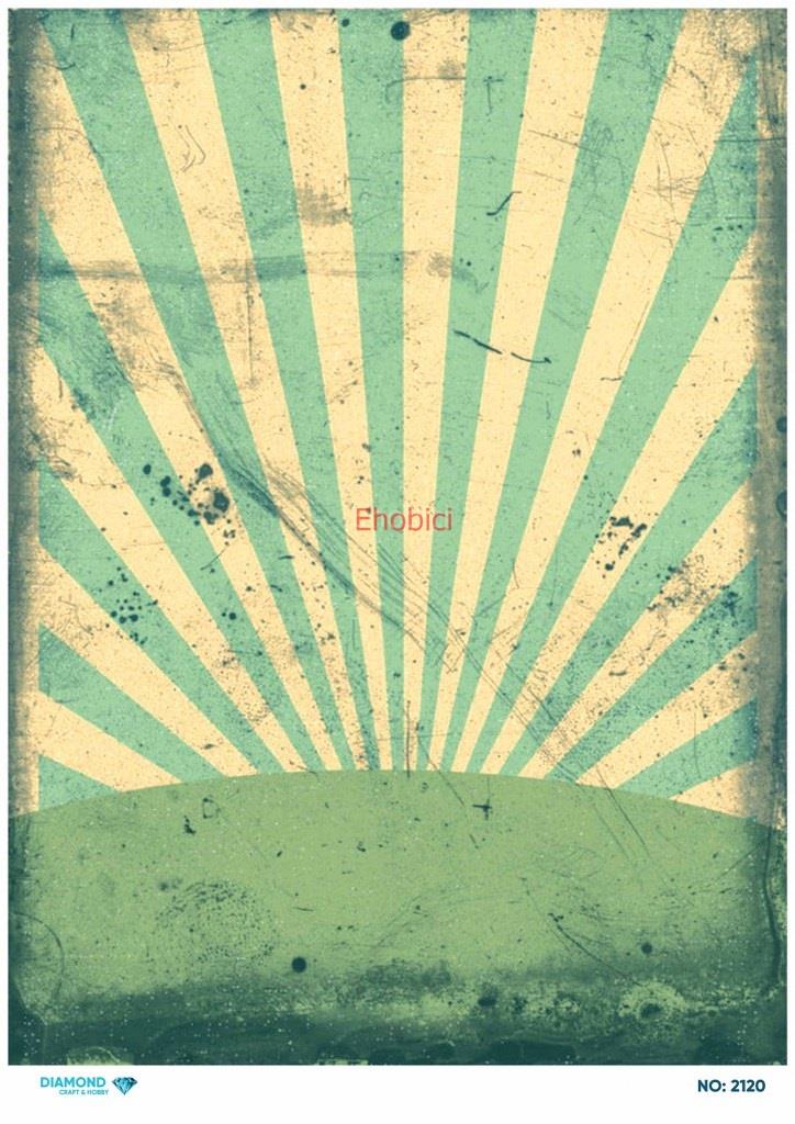 Diamond Pirinç Dekopaj Kağıdı - 2120