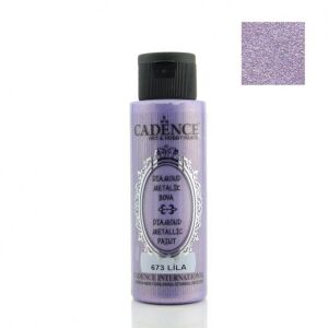 Cadence Diamond Metalik Boya - 673 Lila 70ML