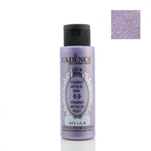 Cadence Diamond Metalik Boya 673 Lila 70ML
