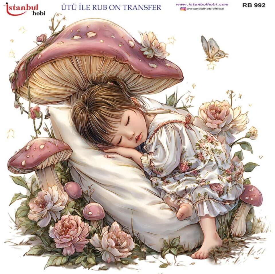 Ütü ile Rub On Transfer Kağıdı 30x30cm RB-992
