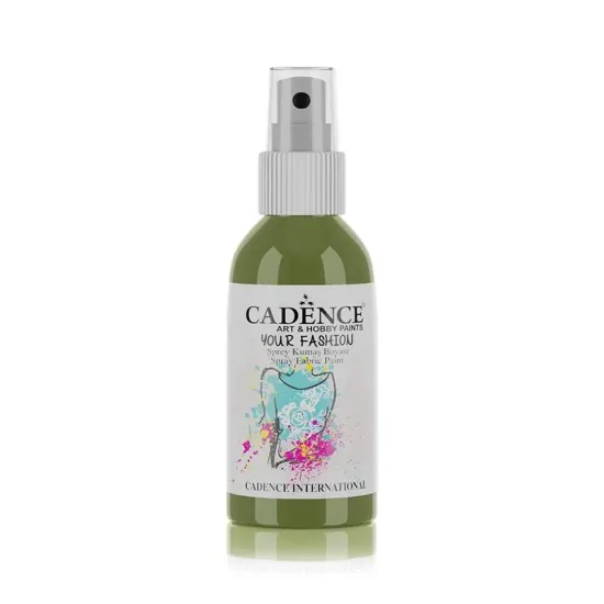 Cadence Your Fashion Sprey Kumaş Boyası 1113 Yaprak Yeşili 100ml