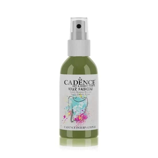 Cadence Your Fashion Sprey Kumaş Boyası 1113 Yaprak Yeşili 100ml